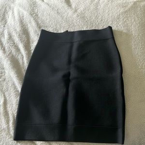 BCBG MaxAzria black mini skirt
